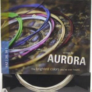 AURORA ABT020 0.20 BAĞLAMA TELİ UZUN SAP BEYAZ BAMLI