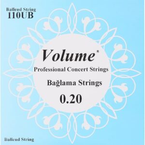 Volume 110UB Profesyonel Uzun Bağlama Teli 0.20 Topuzlu