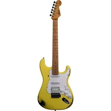 Lea RLC-100 Ylw Limited Edition Heavy Relic Elektro Gitar