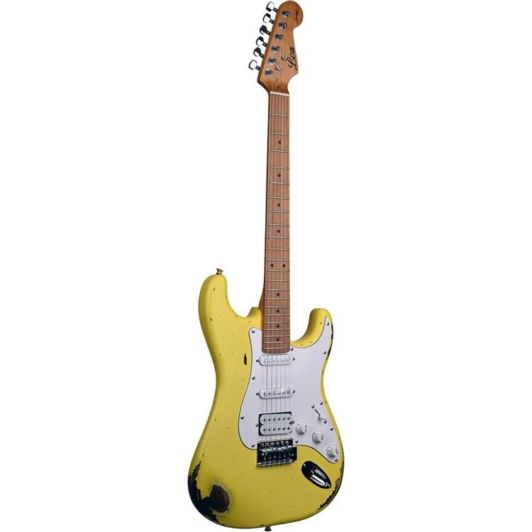 Lea RLC-100 Ylw Limited Edition Heavy Relic Elektro Gitar - Görsel 2