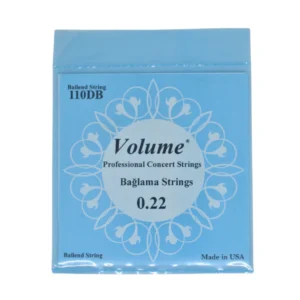 Volume 0.22 Divan Uzun Sap Boncuklu Bağlama Teli
