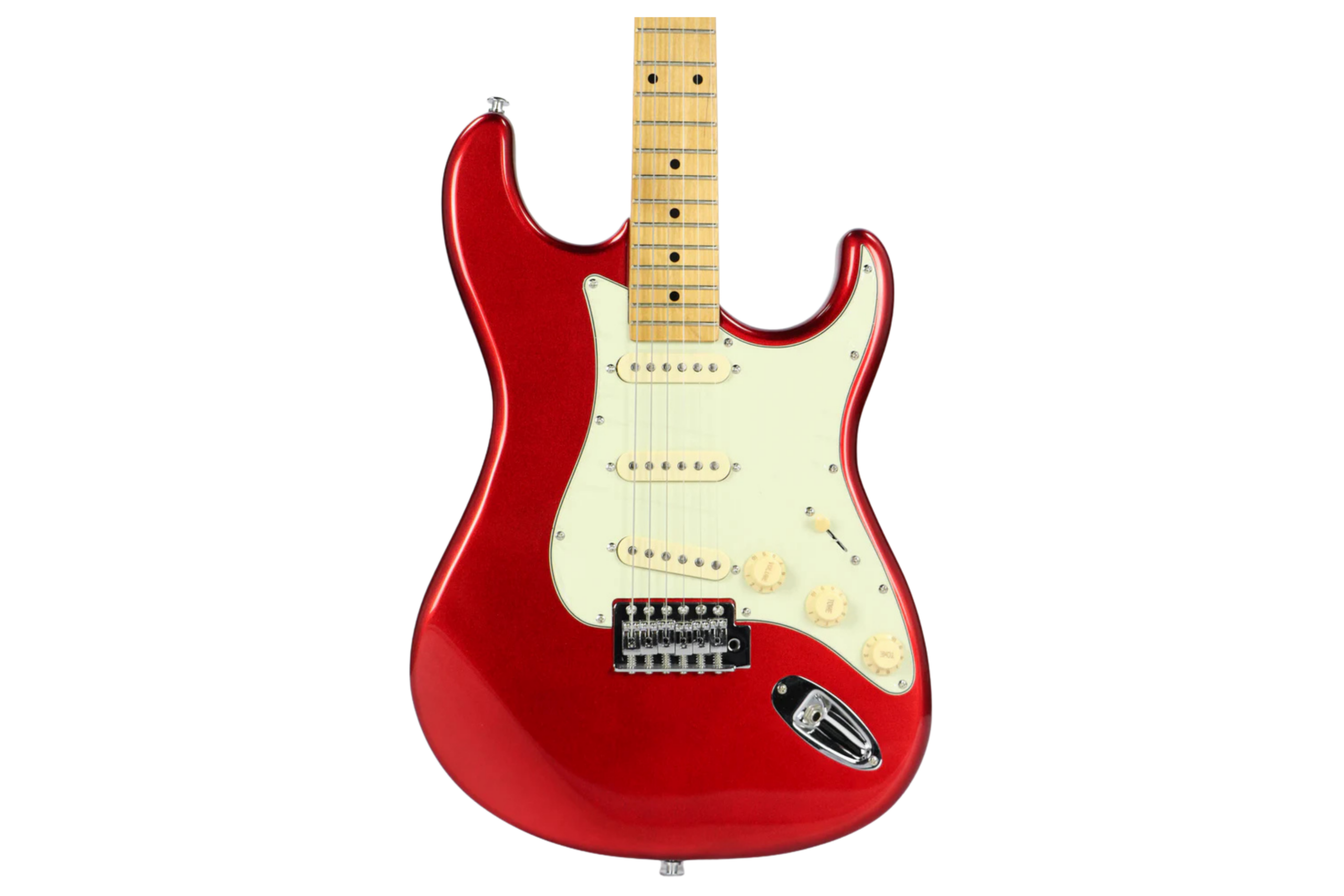 Tagima TG-530 S-Style Woodstock Serisi - Metalik Kırmızı - Görsel 2