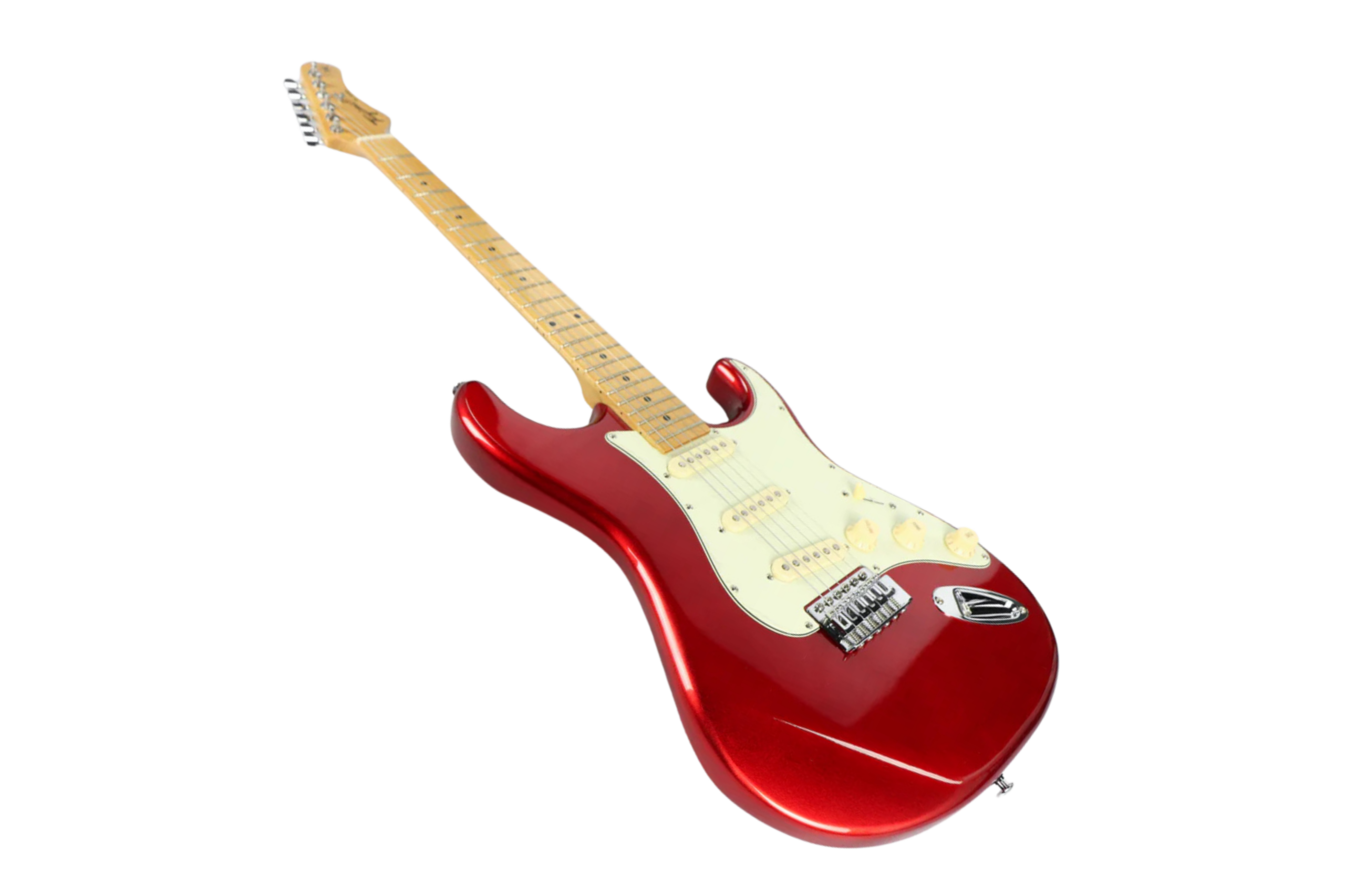 Tagima TG-530 S-Style Woodstock Serisi - Metalik Kırmızı - Görsel 3