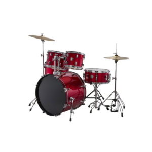 VMS Akustik Bateri Davul Seti 5 Parça (Red)