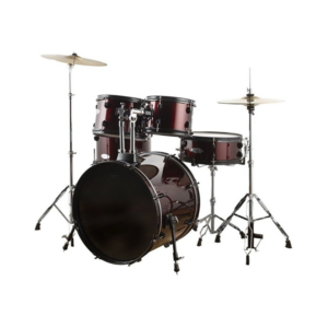 VMS Akustik Bateri Davul Seti 5 Parça (Wine Red)