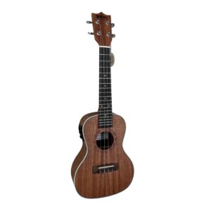 WORMS WUK-200CEQ Masif Maun Ağacı Elektro Concert Ukulele