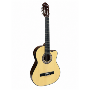 CONRADO CN-39CNTEQ Naturel Cutaway Elektro Klasik Gitar