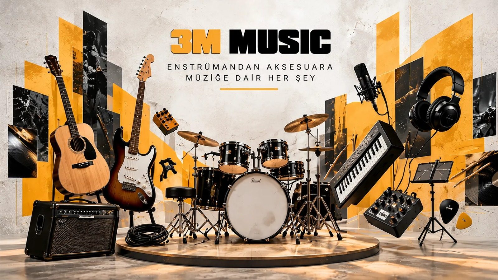 3M Music — enstrümandan aksesuara müziğe dair her şey